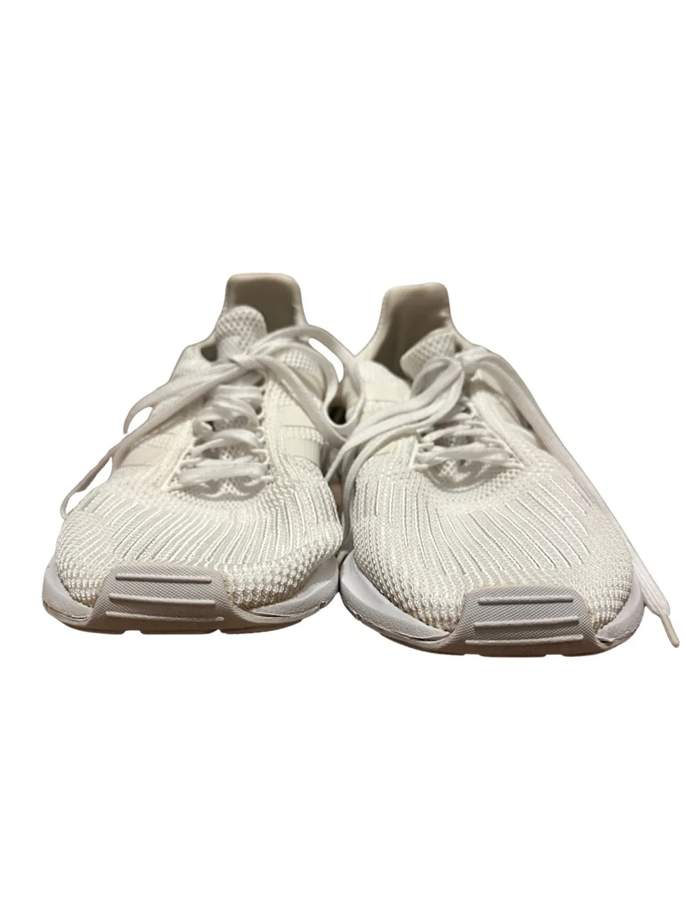 adidas Men's White Knit Running Sneakers